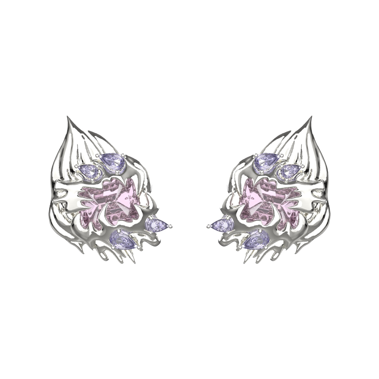 Waffle Cone Stud Earrings