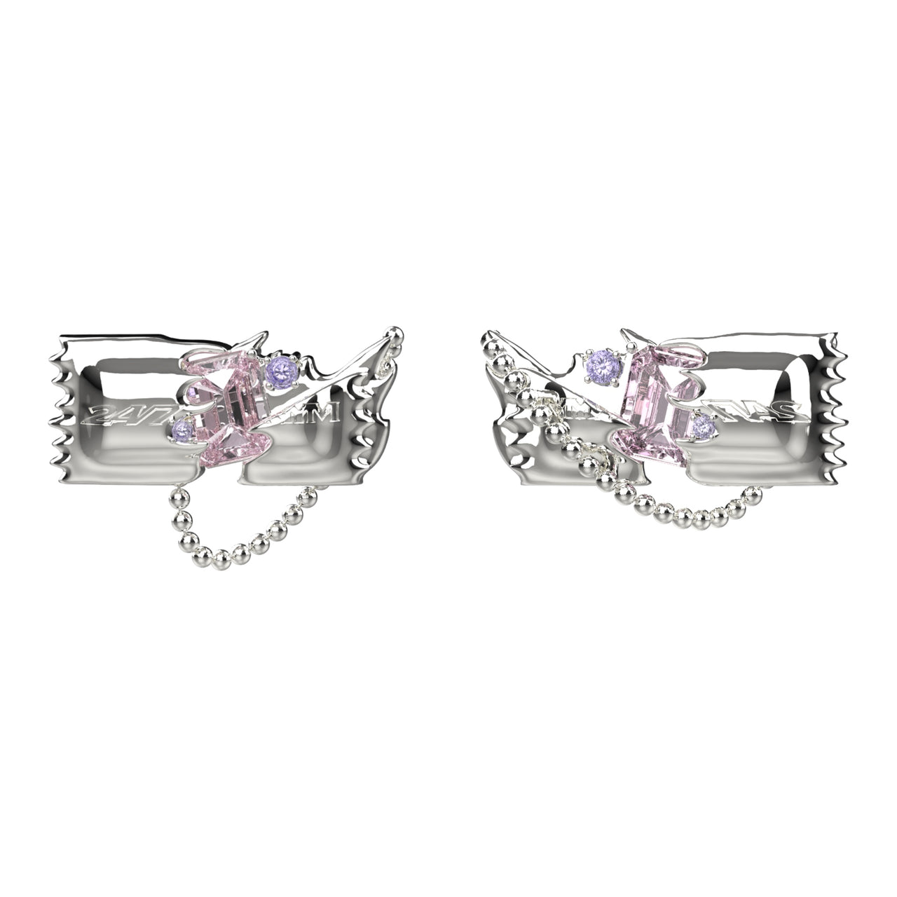 Air Escaping Candy Packaging Earrings