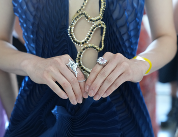 Finger Armour Pearl Ring
