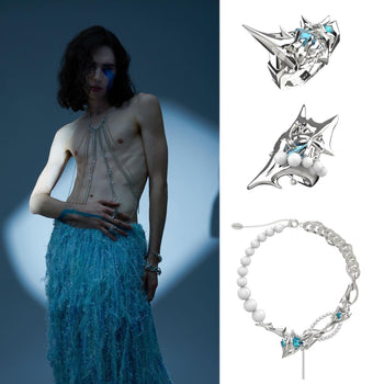 Finger Armour Pearl Ring