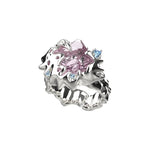 Pink-blue Biscuit Ring