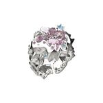 Pink-blue Biscuit Ring
