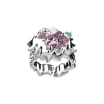 Pink-blue Biscuit Ring