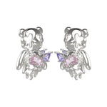Crying Toy Bear Stud Earrings