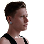 Waffle Cone Stud Earrings